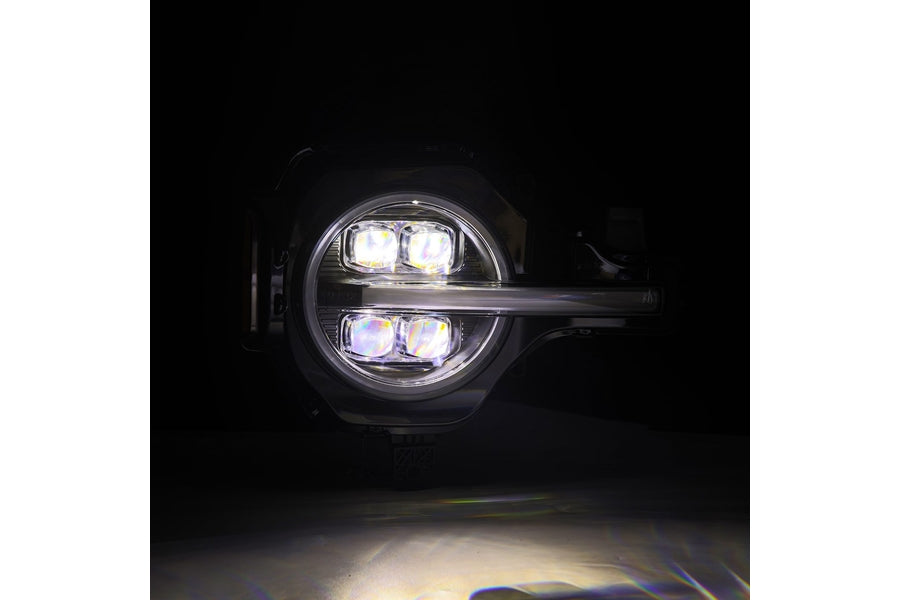 AlphaRex NOVA-Series LED Projector Headlights, Pair (Black) - Bronco 2021+