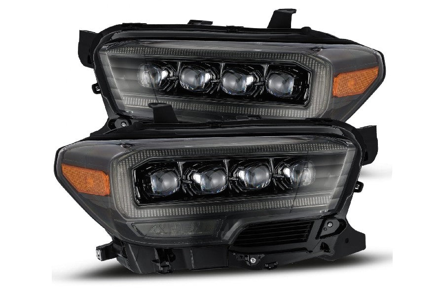AlphaRex Nova Series LED Projector Headlights - Alpha Black - 16-23 Tacoma