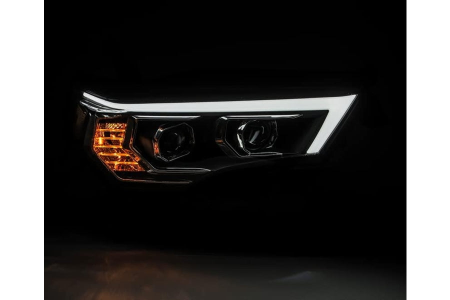 AlphaRex LUXX Series LED Projector Headlights, Chrome - Toyota 4Runner 14-20