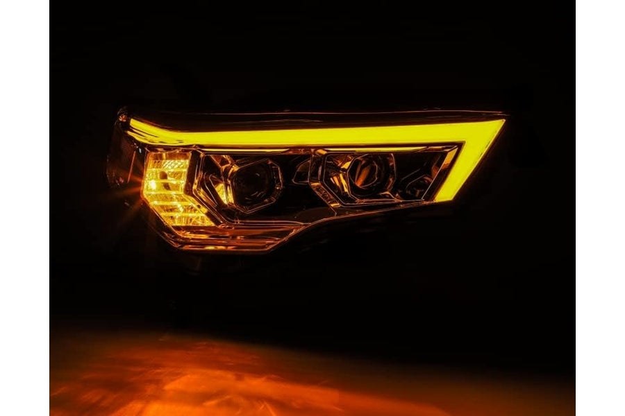 AlphaRex LUXX Series LED Projector Headlights, Black - Toyota 4Runner 14-20