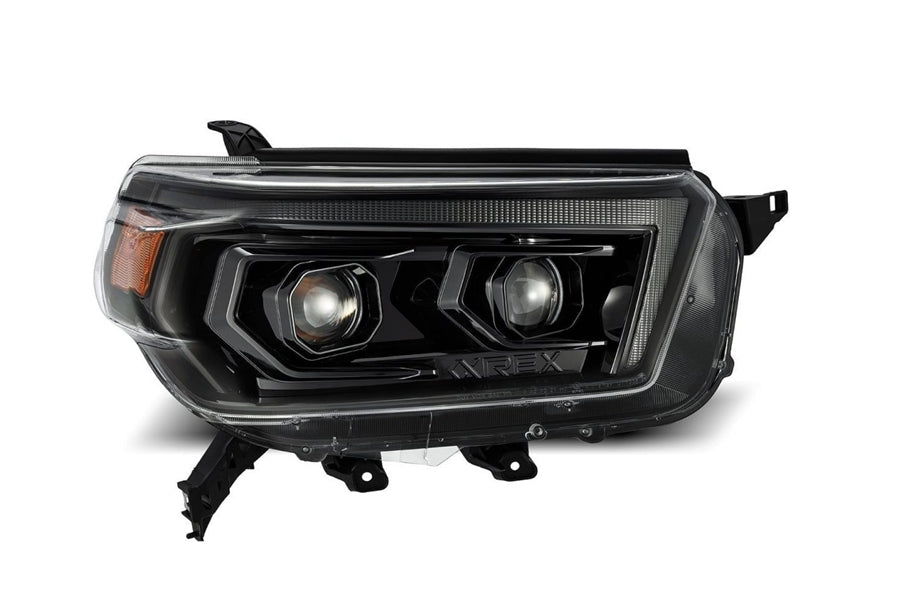 AlphaRex Pro Series Halogen Projector Head Lights, Alpha Black - 4Runner 10-13