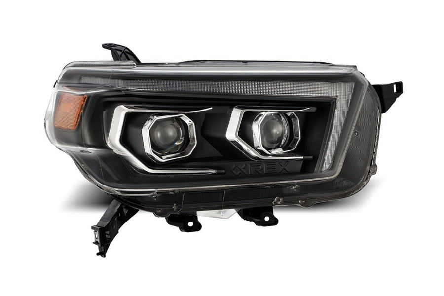 AlphaRex Pro Series Halogen Projector Head Lights, Black - 4Runner 10-13