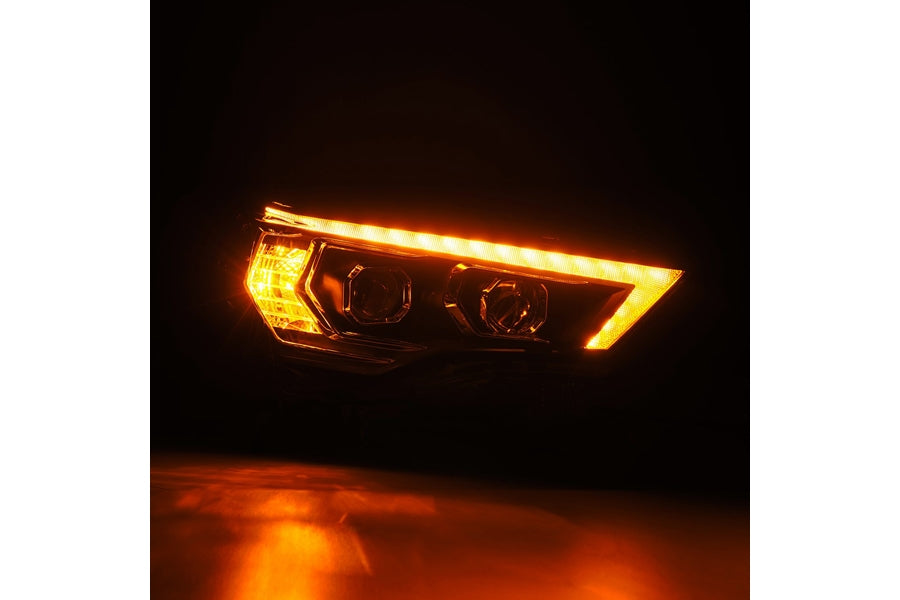 AlphaRex LUXX Series LED Projector Headlights, Black - Toyota 4Runner 14-22