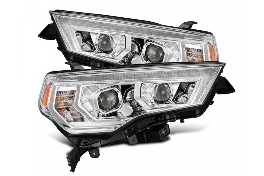 AlphaRex MK II Luxx Series LED Projector Headlights - Chrome - 2014-2022 Toyota 4Runner