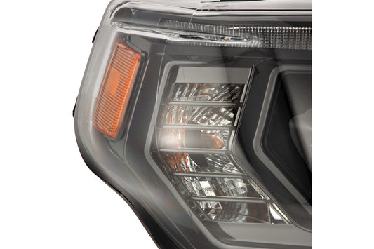 2014-10 Toyota 4Runner AlphaRex MK II Pro Series Halogen Projector Head Lights, Alpha Black