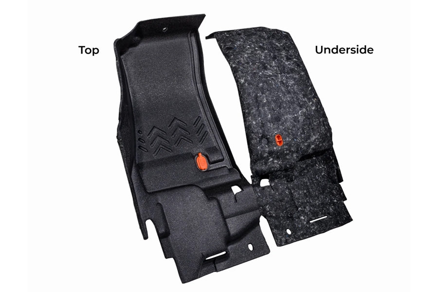 Jeep Wrangler JL 4-Door ArmorLite Front Flooring Set - Mesa Smoke