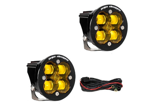 Baja Designs Squadron-R SAE LED Fog Light, Amber Pair