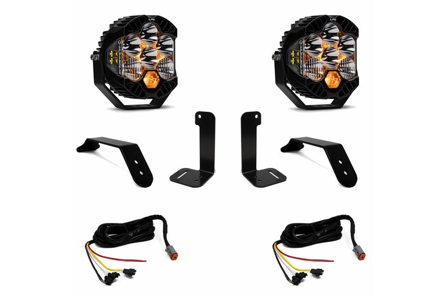 Baja Designs Dual LP6 Series Bumper Light Kit w/ Upfitter Harness - JL/JT