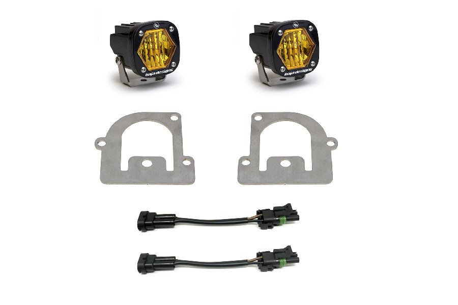 2021+ Ford Bronco Sport Baja Designs S1 Series W/C Fog Light Kit, Amber