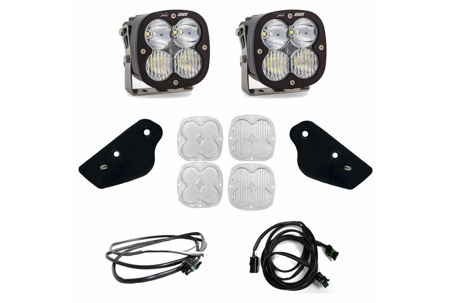 2021+ Ford Bronco Baja Designs XL80 Series A-Piller Light Kit w/ Upfitter