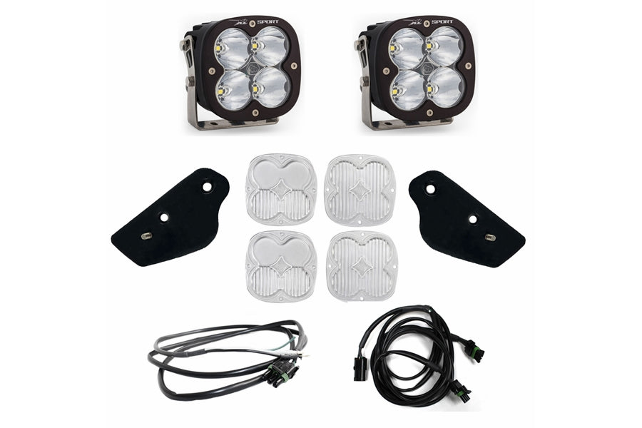 2021+ Ford Bronco Baja Designs XL Sport Series A-Pillar Light Kit w/ Upfitter