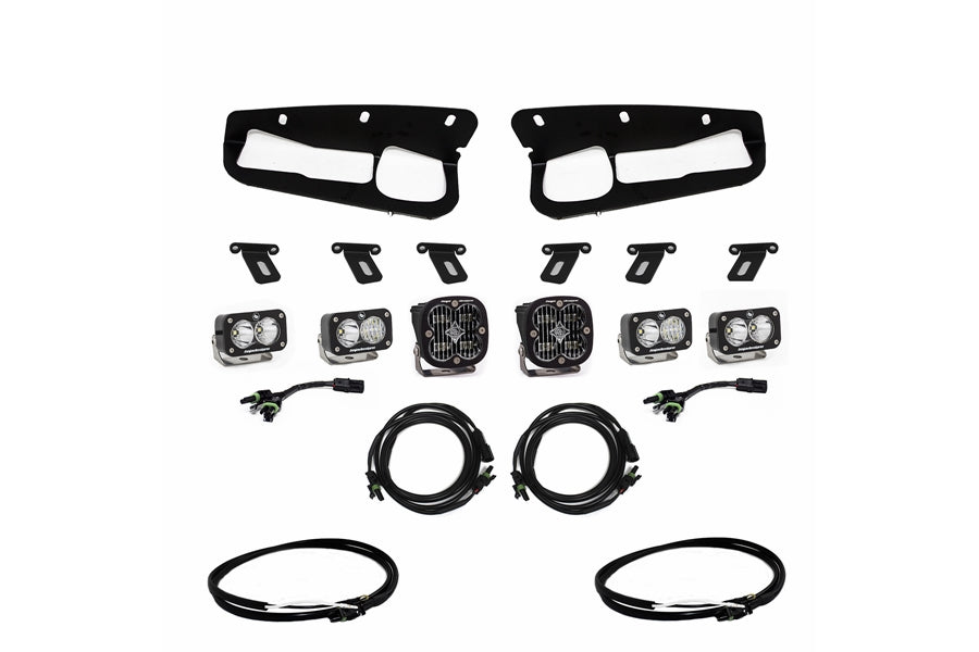 2021+ Ford Bronco Baja Designs Clear SAE Fog Pocket Kit w/ Upfitter