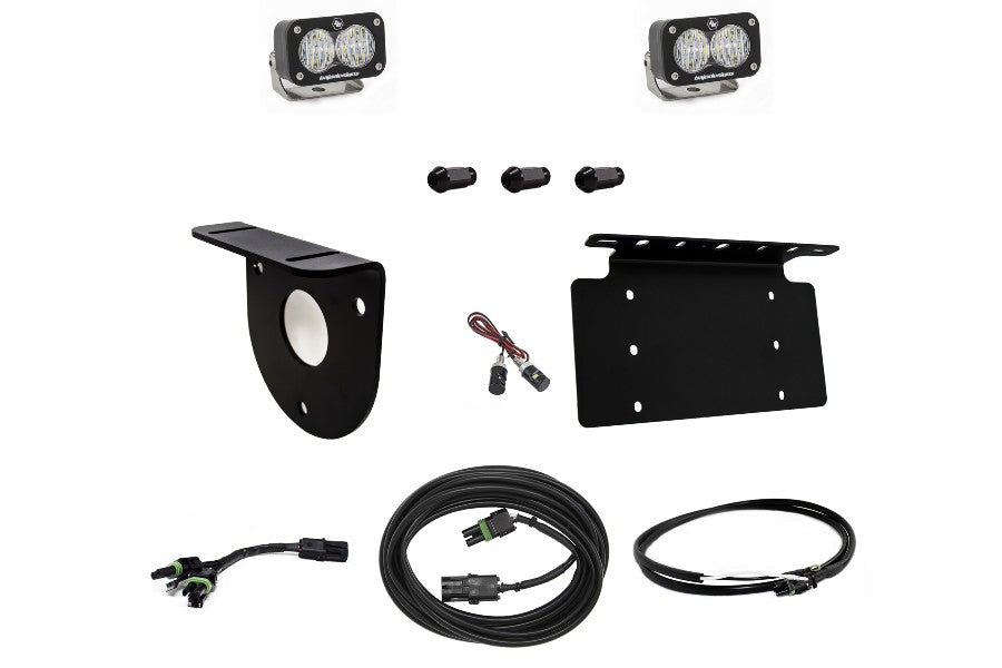 Baja Designs Dual S2 Sport, Reverse Kit, w/Plate w/Up - Bronco 2021+