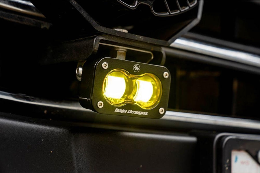 Baja Designs S2 SAE OEM Fog Light Replacement Kit, Amber - Tundra 2022+