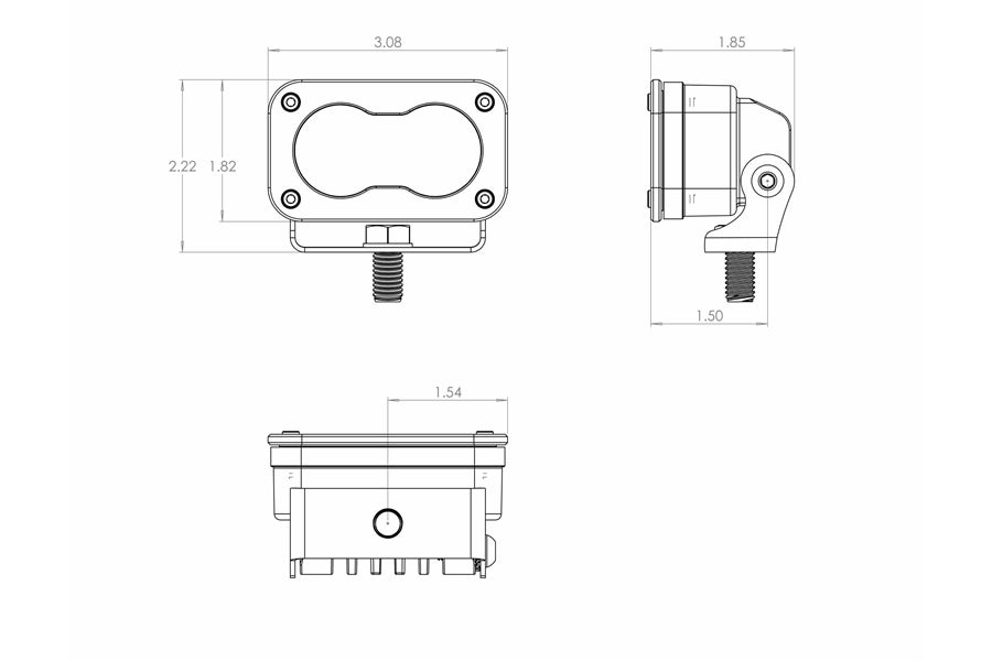 Baja Designs S2 Pro Wide Cornering LED Lights - Pair