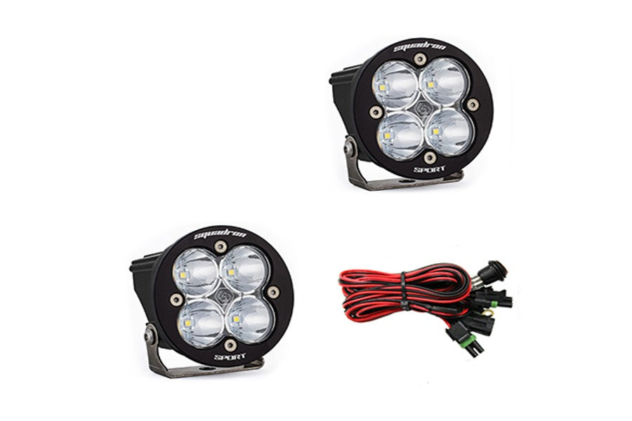 Baja Designs Squadron-R Sport Spot LED Lights - Pair