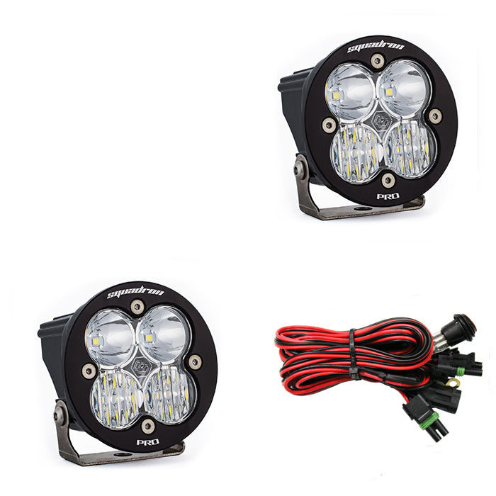 Baja Designs Squadron-R Pro Driving/Combo LED Lights - Pair - White