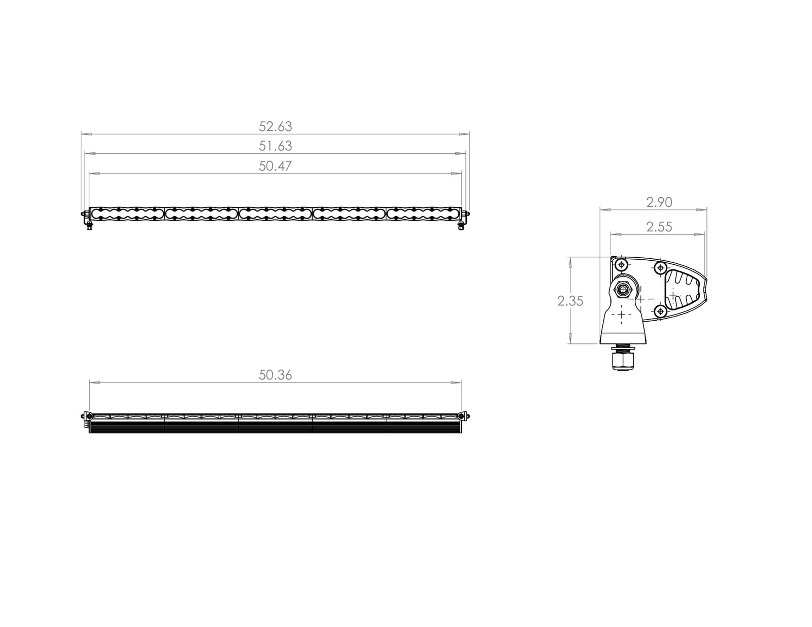 Baja Designs S8 50in LED Combo Light Bar - White