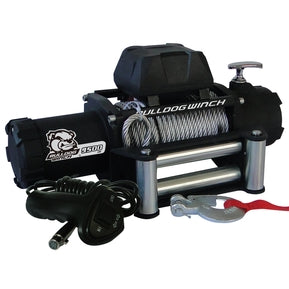 Bulldog Winch 9,500lb Winch w/ Wire Rope