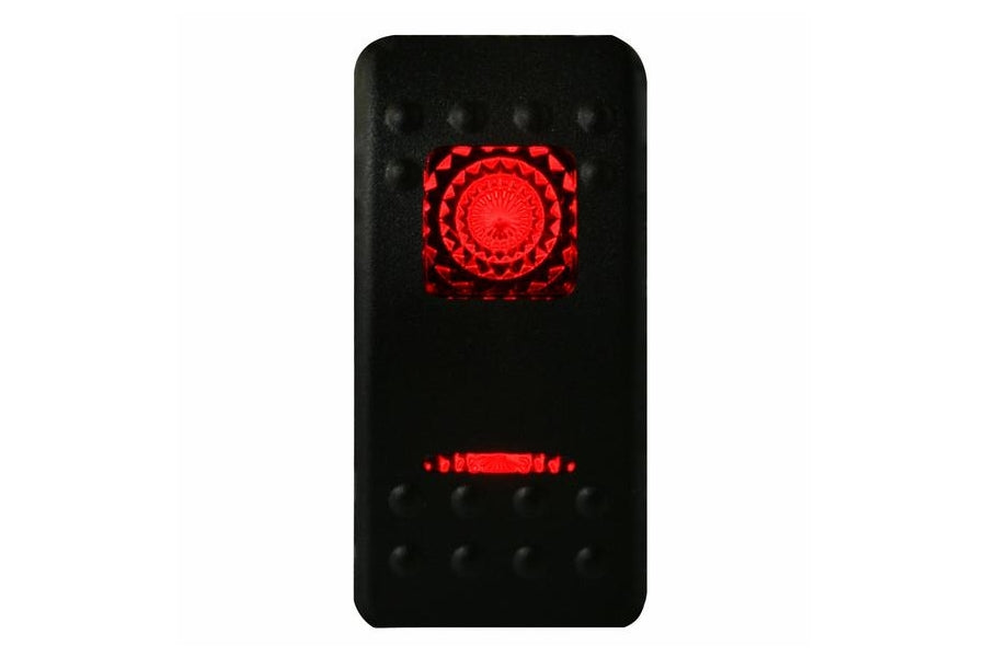 Bulldog Winch Winch Power Rocker Switch - Red LED