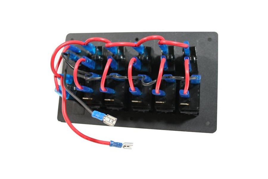 Bulldog Winch 5-Switch Panel w/ Voltage Meter