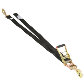 Bulldog Winch Ratcheting Tie-Down Strap, 2in x 8ft