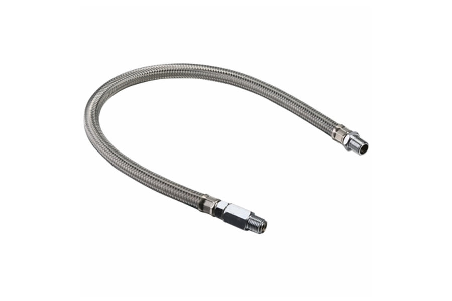 Bulldog Winch Leader Hose Stainless Braided Leader Hose - 1/4NPT x 20in