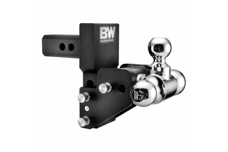 B&W Tow & Stow 2in Multi-Pro Tri-Ball Mount - 2.5in Drop-3.5in Rise