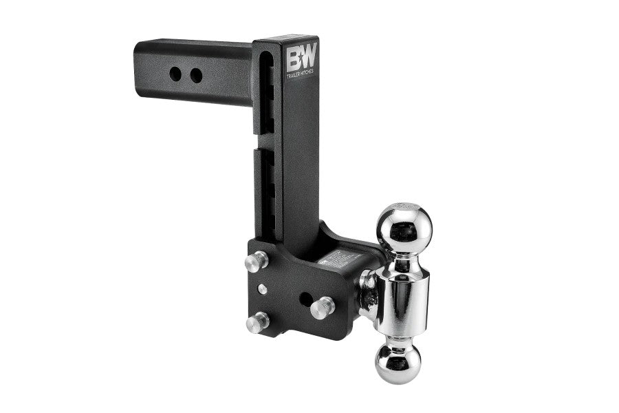 B&W Tow and Stow Adjustable Ball Mount - 3in Shank 4.5in Drop