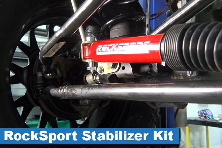 2007-18 Jeep Wrangler JK MetalCloak RockSprort RED Steering Stabilizer
