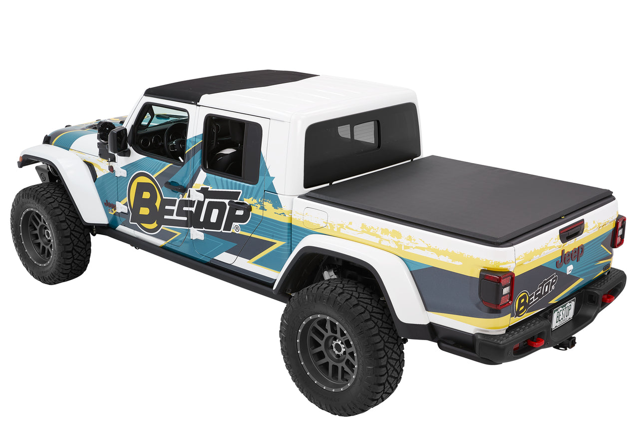 Bestop EZ-Roll Soft Tonneau Cover,  Black Diamond JT