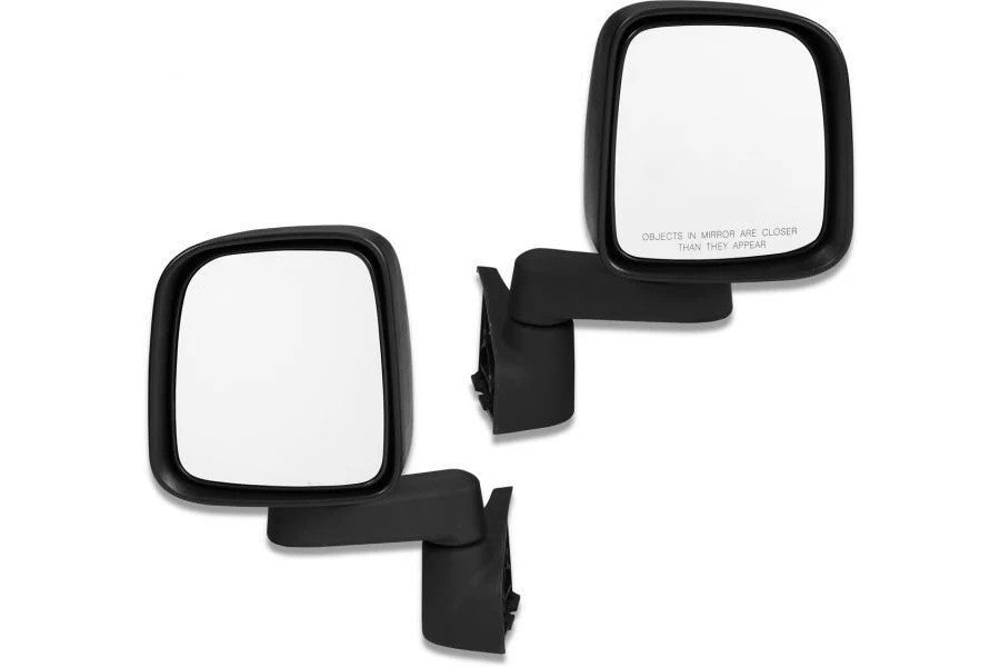 Jeep Wrangler TJ & YJ Bestop Replacement Side Mirror Set - Black