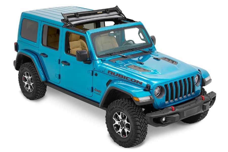 Jeep Wrangler JL & Gladiator JT Bestop Sunrider for Hard Tops - Black Twill