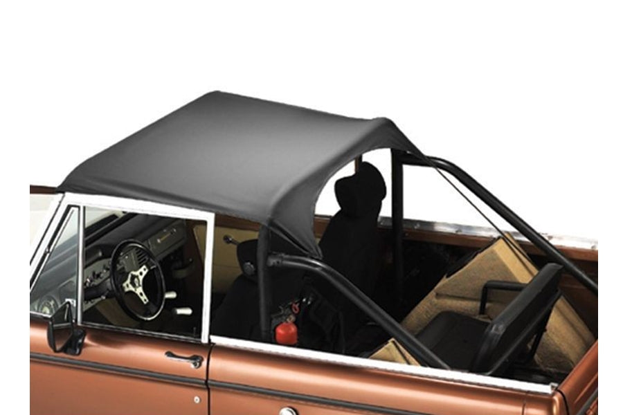 Bestop 1964-84 Toyota Land Cruiser 40 Series Traditional Bikini Top, Black Crush