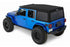 Bestop Supertop Squareback Soft Top - Black Diamond, JL 4dr