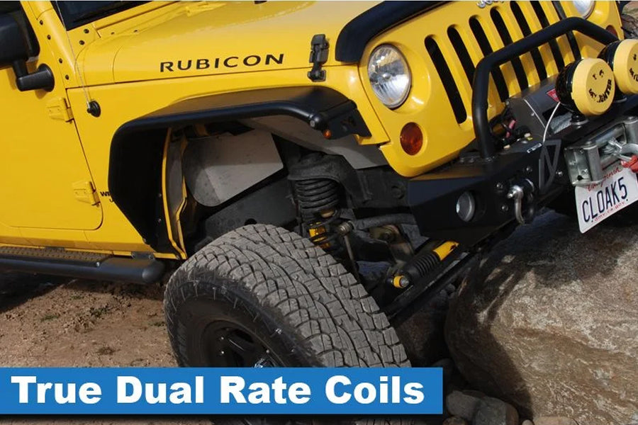 2007-24 Jeep Wrangler JK/JL 392 MetalCloak 3.5-4.5in Front Dual Rate Coil Springs