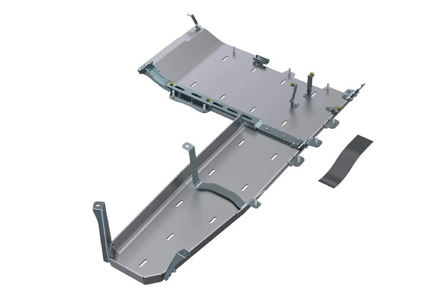 Jeep Wrangler JL 4xe Artec Industries T-Case & Fuel Skid Plate - Bare