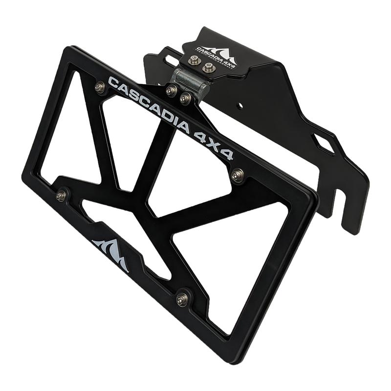 Cascadia 4x4 Flipster V3 License Plate Mounting System