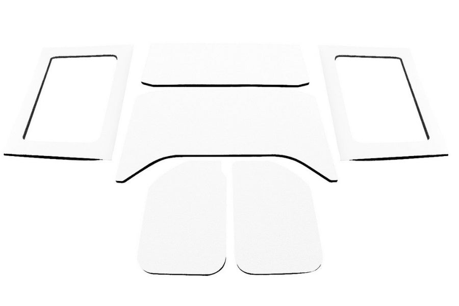 Design Engineering Complete Headliner Kit, White Original Finish - JK 4Dr 11-18