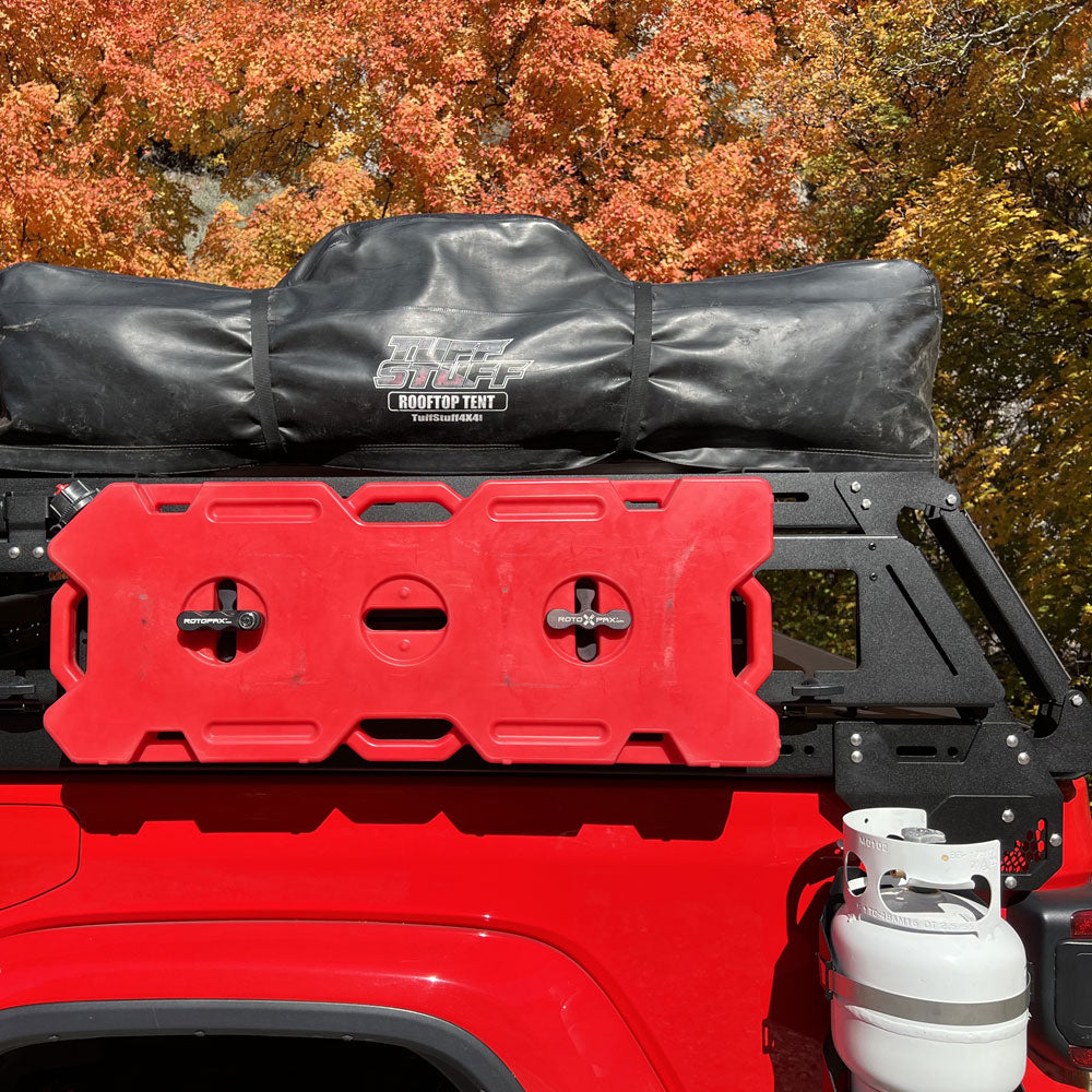 jeep gladiator tent rack Rock Slide Engineering 20-23 Jeep Gladiator Overland Deluxe Rack Kit