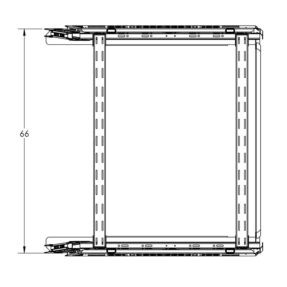 2016-23 Toyota Tacoma Double Cab Rock Slide Engineering Overland Rack Deluxe Kit