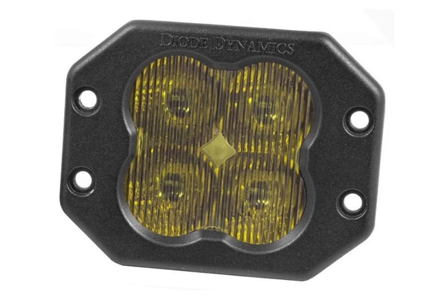 Diode Dynamics SS3 Pro Flush Mount LED Pod - Fog, Yellow