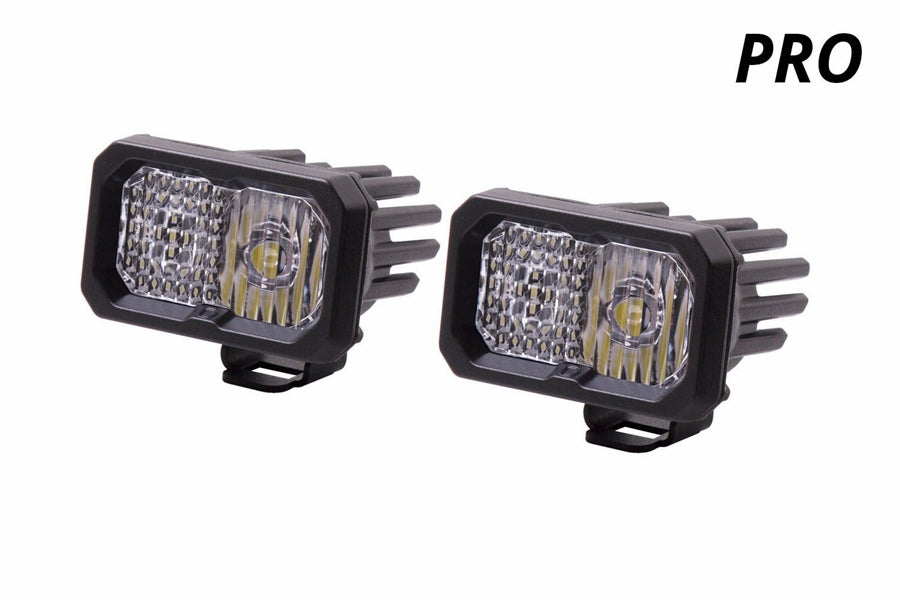 Diode Dynamics Pro Standard White LED Light Pod BBL, Pair