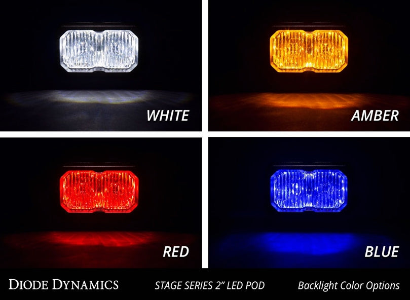 Diode Dynamics Pro Standard LED Spot, RBL - Pair