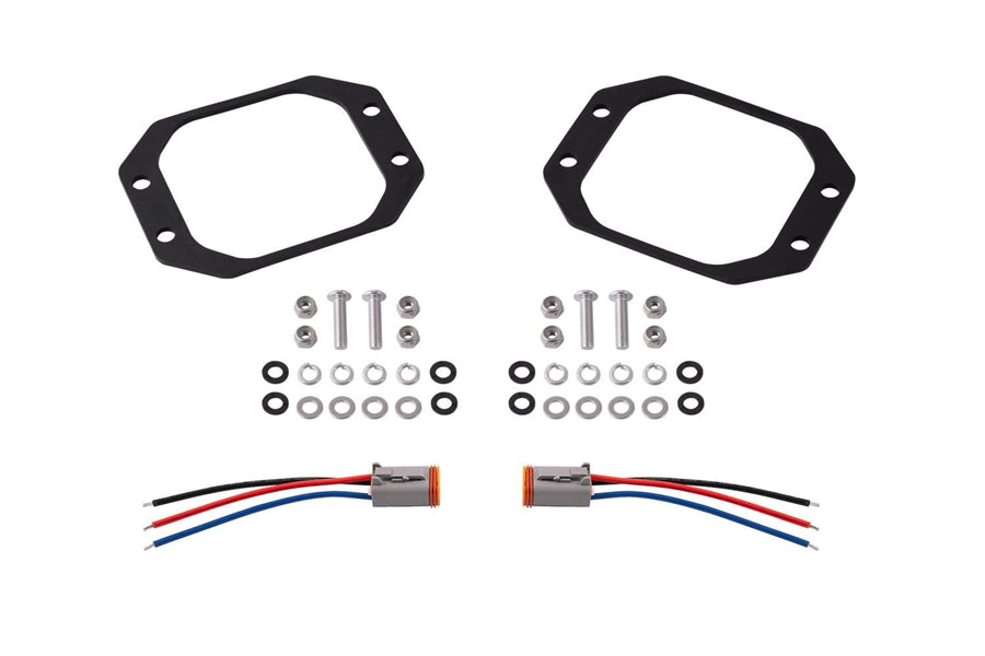 Diode Dynamics SS3 Backlit Flush Mounting Kit, Pair