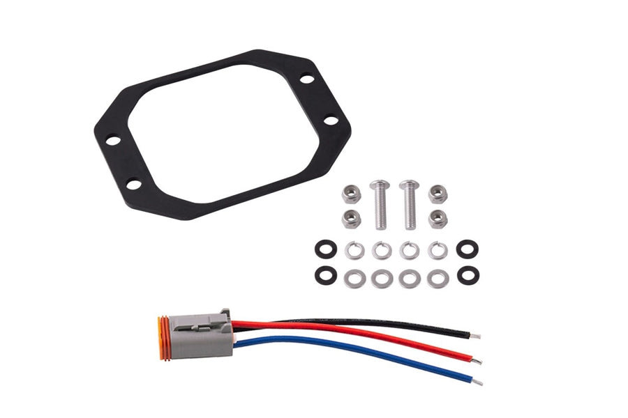 Diode Dynamics SS3 Backlit Flush Mounting Kit, Single