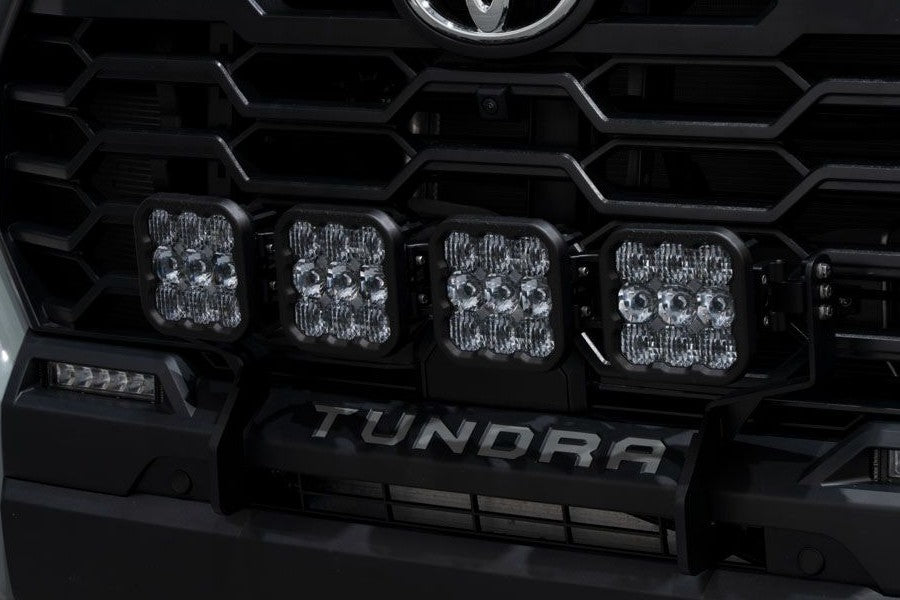 Diode Dynamics SS5 Grille CrossLink Lightbar Kit - Sport Yellow Combo - 2022+ Toyota Tundra