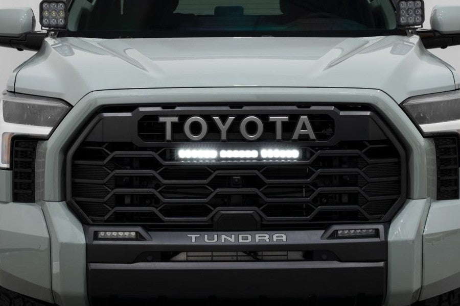 Diode Dynamics TRD Pro Grille Light Bar Kit - White Combo Lights - 2022+ Toyota Tundra