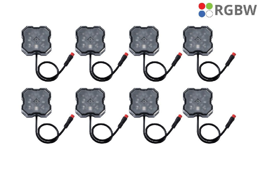 Diode Dynamics Stage Series RGBW LED Rock Lights - 8-Pack