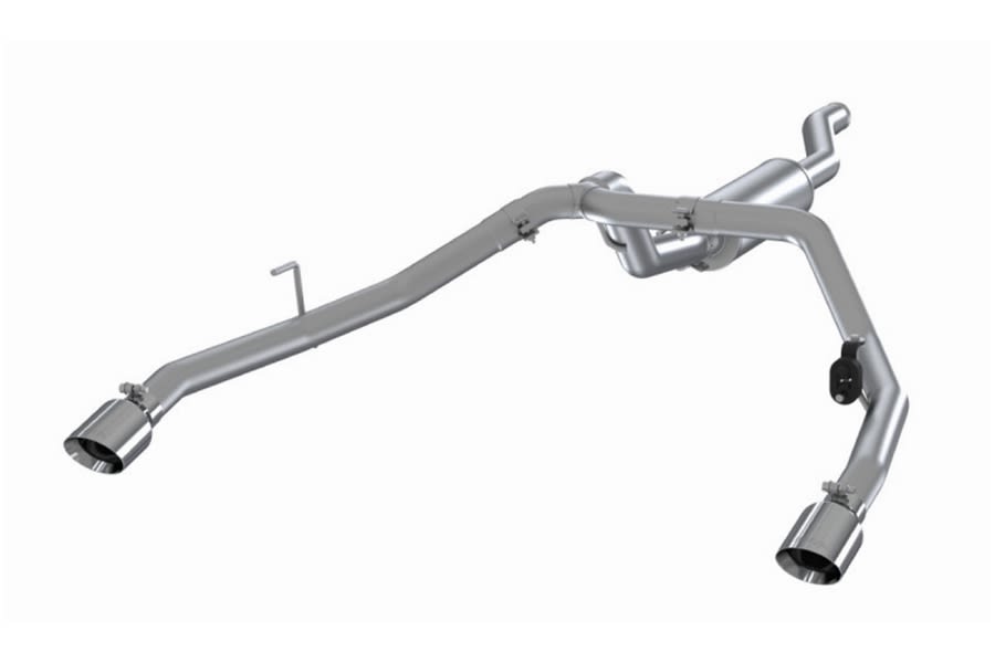 Jeep Gladiator JT 3.6L MBRP 2.5in Armor Lite Series Dual Exit Cat-Back Exhaust System